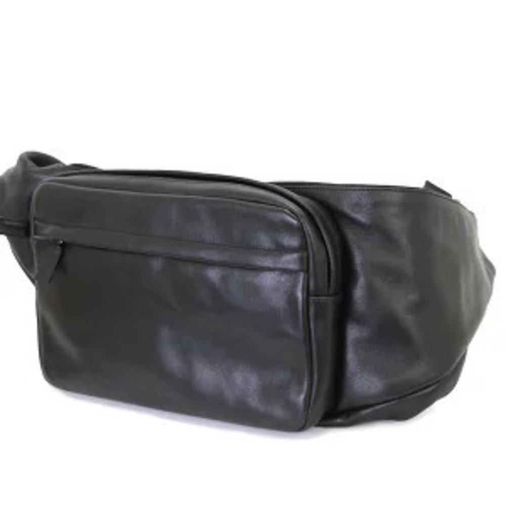 Prada Body Bum Crossbody Belt Bag Shoulder Lamb Leather Black - Picture 2 of 6
